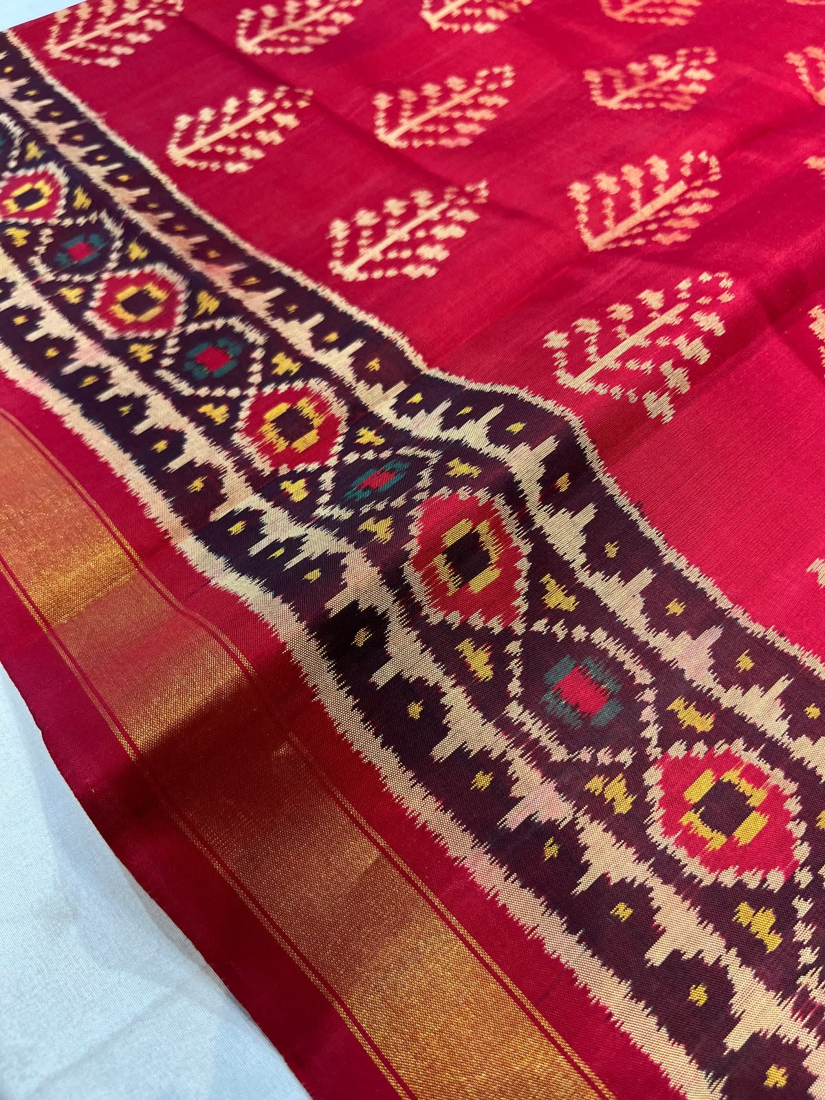Red Traditional Woven Patola Saree