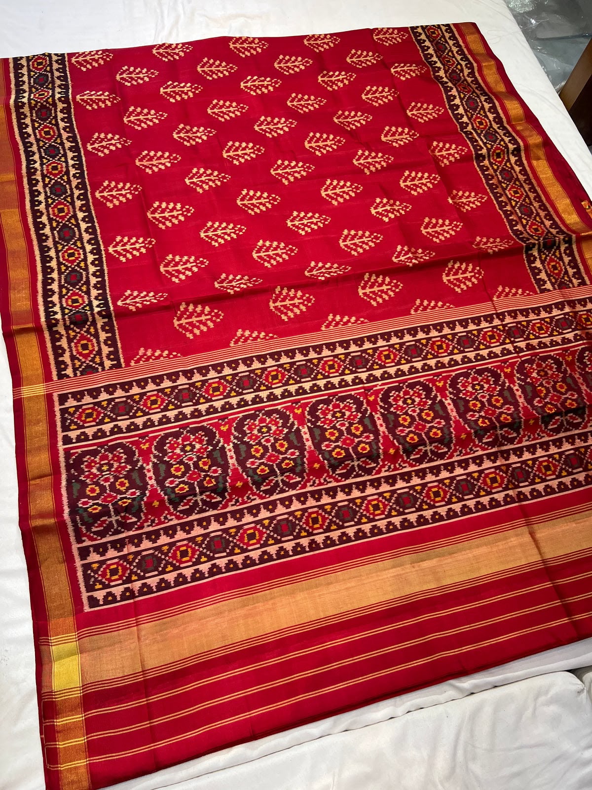 Red Traditional Woven Patola Saree