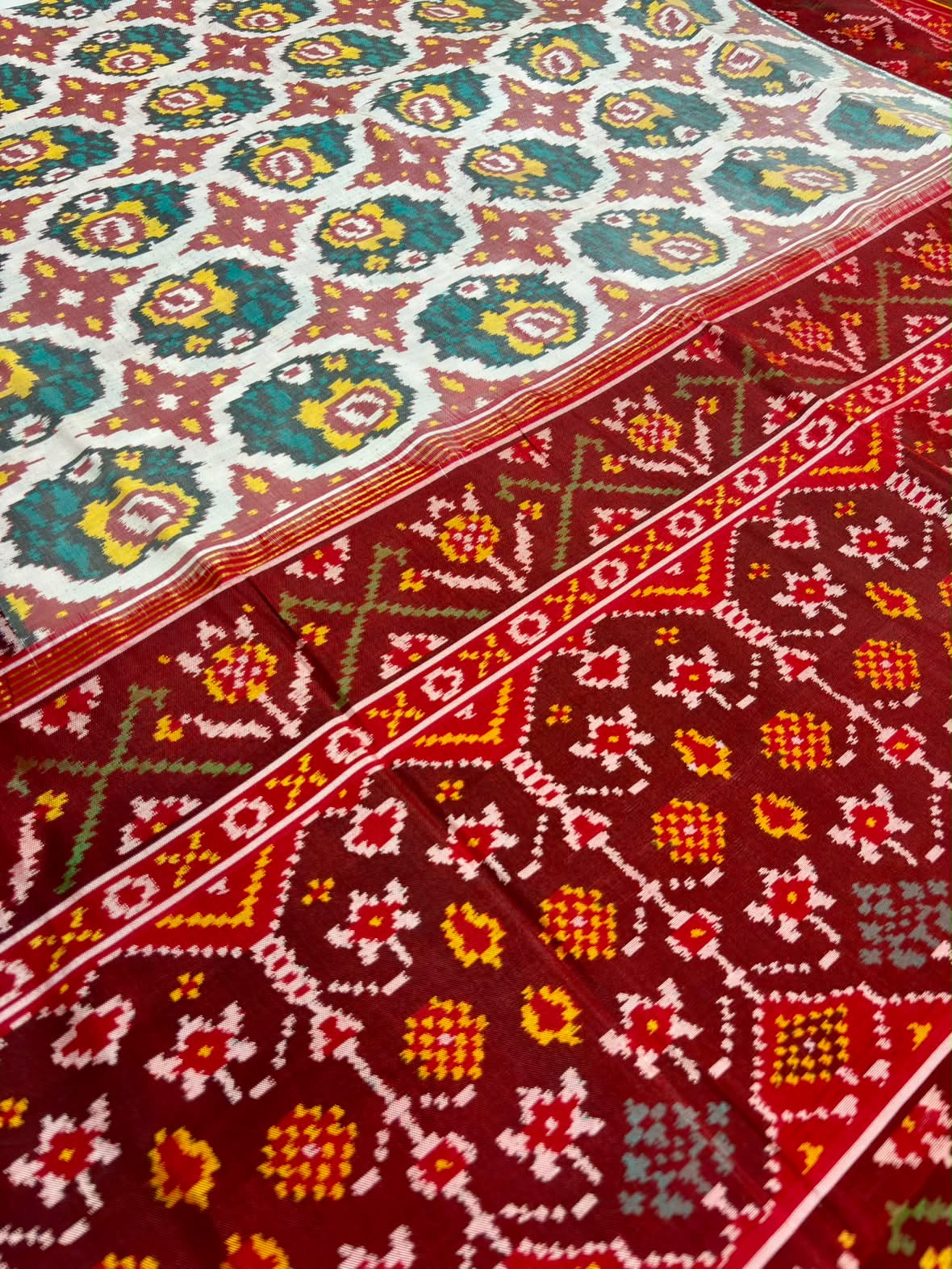 Semi ikkat patola sarees