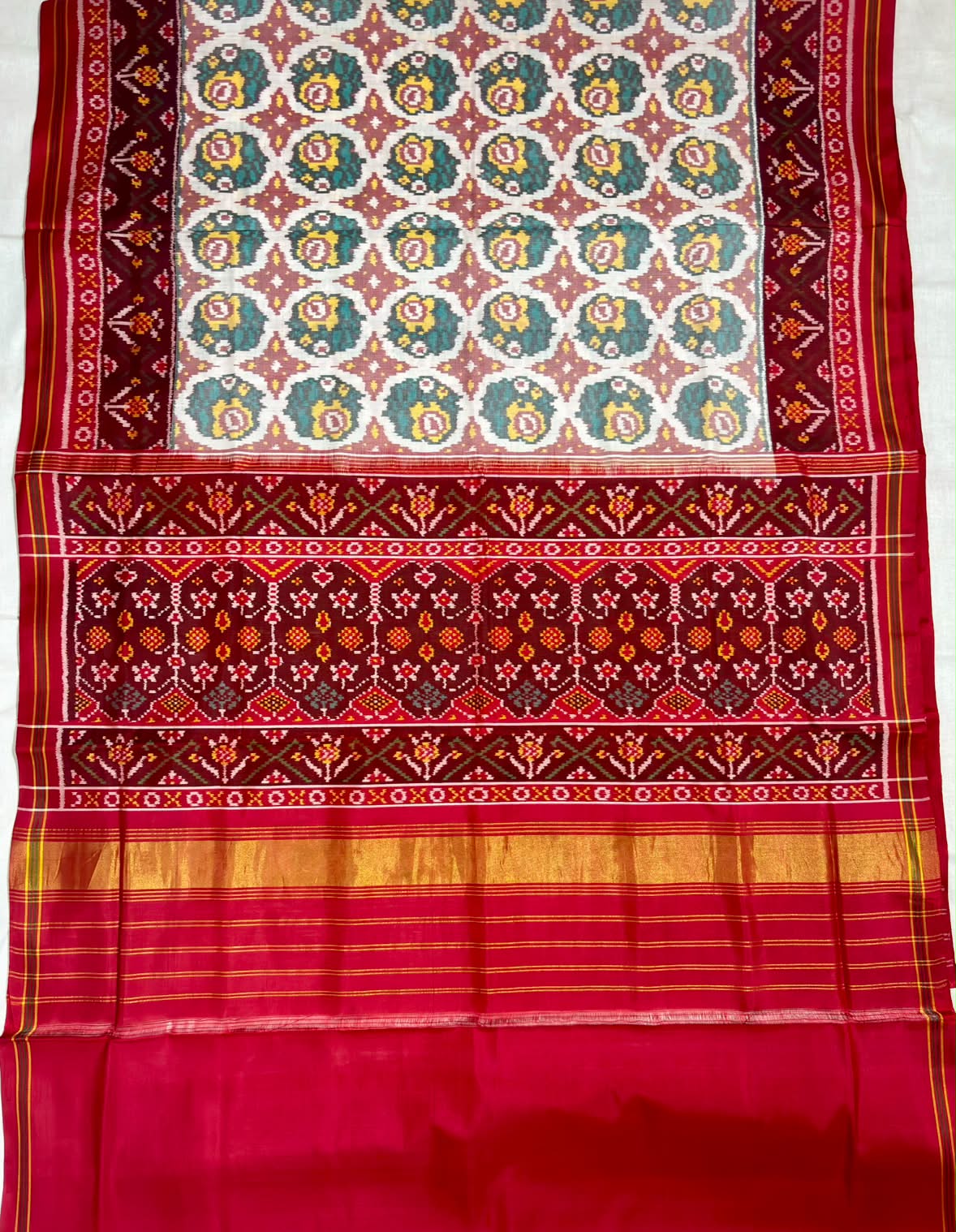 Semi ikkat patola sarees